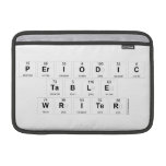 Periodic
 Table
 Writer  MacBook Air Sleeves (landscape)