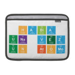 HABIA 
 UNA VEZ
 UN ATOMO  MacBook Air Sleeves (landscape)