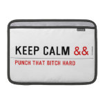 Keep calm  MacBook Air Sleeves (landscape)