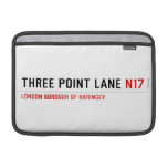THREE POINT LANE  MacBook Air Sleeves (landscape)
