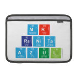 Mr
 RANITA 
 Azul  MacBook Air Sleeves (landscape)