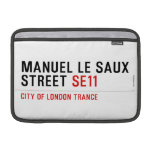 Manuel le Saux Street  MacBook Air Sleeves (landscape)