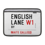 English Lane  MacBook Air Sleeves (landscape)