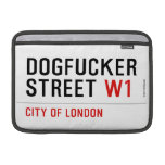 DOGFUCKER STREET  MacBook Air Sleeves (landscape)