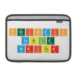 Periodic
 Table
 Writer  MacBook Air Sleeves (landscape)