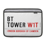 BT TOWER  MacBook Air Sleeves (landscape)