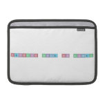 Periodic Table of Disney  MacBook Air Sleeves (landscape)