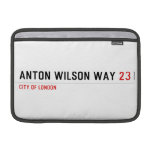 Anton Wilson Way  MacBook Air Sleeves (landscape)