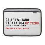 CALLE EMILIANO  ZAPATA 204  MacBook Air Sleeves (landscape)