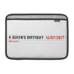 A Queen's birthday   MacBook Air Sleeves (landscape)