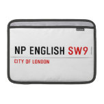 NP English  MacBook Air Sleeves (landscape)
