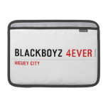 Blackboyz  MacBook Air Sleeves (landscape)