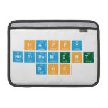Happy 
 Retirement
 Doc  MacBook Air Sleeves (landscape)