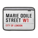 Marie Odile  Street  MacBook Air Sleeves (landscape)