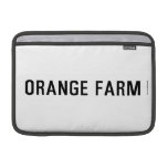ORANGE FARM   MacBook Air Sleeves (landscape)
