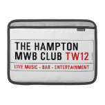 the Hampton  MWB Club  MacBook Air Sleeves (landscape)