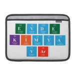 EVDE
 KIMYA 
 VAR  MacBook Air Sleeves (landscape)