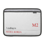 I LOVE MONiCA.SY  MacBook Air Sleeves (landscape)