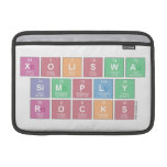 XoLiSwa
 sImPLy 
 rOcKs  MacBook Air Sleeves (landscape)