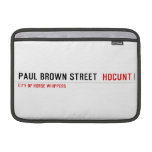 paul brown street   MacBook Air Sleeves (landscape)