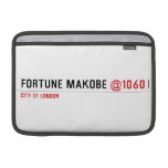 FORTUNE MAKOBE  MacBook Air Sleeves (landscape)