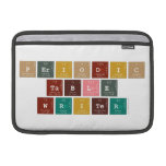 Periodic
 Table
 Writer  MacBook Air Sleeves (landscape)