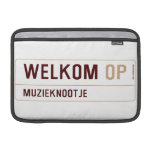 Welkom  MacBook Air Sleeves (landscape)