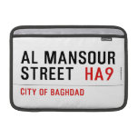 Al Mansour  Street   MacBook Air Sleeves (landscape)