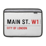 Main St.  MacBook Air Sleeves (landscape)