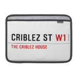 Criblez st  MacBook Air Sleeves (landscape)