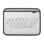 qwe|rtyuiop
 a|sdfghjkl
 zxcvbnm  MacBook Air Sleeves (landscape)