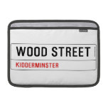 Wood Street  MacBook Air Sleeves (landscape)