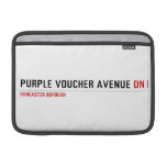 purple voucher avenue  MacBook Air Sleeves (landscape)