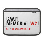 G.w.r memorial  MacBook Air Sleeves (landscape)