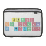 CAUTION
 LIFE CHANGE
 IN PROGRESS  MacBook Air Sleeves (landscape)