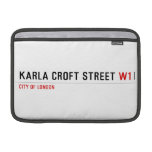Karla Croft Street  MacBook Air Sleeves (landscape)