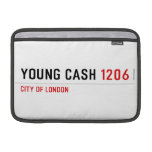 YOUNG CASH  MacBook Air Sleeves (landscape)