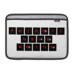 Periodic
 Table
 Writer  MacBook Air Sleeves (landscape)