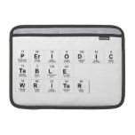 Periodic
 Table
 Writer  MacBook Air Sleeves (landscape)