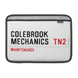 Colebrook Mechanics   MacBook Air Sleeves (landscape)
