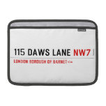 115 Daws LANE  MacBook Air Sleeves (landscape)