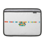 XII FERIA DE CIENCIAS Y TECNOLOGÍA
 DESCUBRE 
 EXPLORA
 INVESTIGA  MacBook Air Sleeves (landscape)