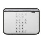 abc|d
 efg
 hijk
 lm|nop
 qrs
 tuv
 wxyz  MacBook Air Sleeves (landscape)