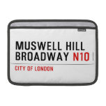 MUSWELL HILL BROADWAY  MacBook Air Sleeves (landscape)