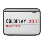 COLDPLAY   MacBook Air Sleeves (landscape)