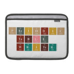 Periodic
 Table
 Writer  MacBook Air Sleeves (landscape)