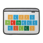 Happy
 Birthday
 Milen  MacBook Air Sleeves (landscape)
