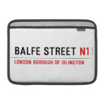Balfe Street  MacBook Air Sleeves (landscape)