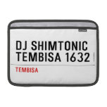 DJ SHIMTONIC TEMBISA 1632  MacBook Air Sleeves (landscape)