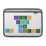 Keep
 Calm
 and
 Do Science  MacBook Air Sleeves (landscape)
